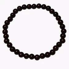 Boho Brown Beaded Elastic Stretch Bracelet Classic Minimalistic Fashion Jewelry