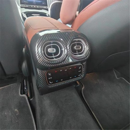 For Mercedes-Benz GLC 260 300 2023 Carbon Fiber Rear Air Outlet Vent Cover Trim - Picture 2 of 8