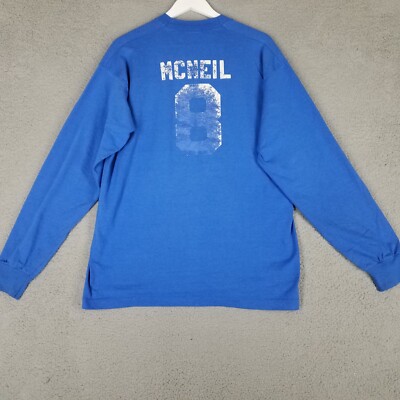 Vintage Fruit Of The Loom Shirt Adult XL Blue WH Eagles Baseball