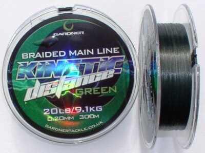 Gardner 300 Meter Braided Line, Boilie-Fischen, Geflochtene Long Ranch Schnur