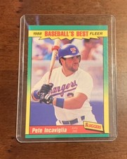 1988 Fleer Baseball's Best Sluggers vs Pitchers Box Set Pete Incaviglia #20