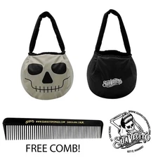Suavecito Tricotri Halloween Skeleton Face Candy Bag