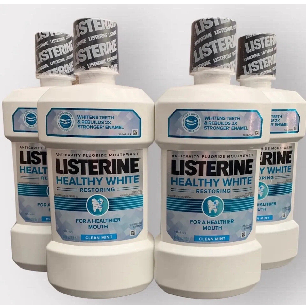 Listerine Healthy White Restoring Mouthwash 32 Fl Oz Each, Discontinued
