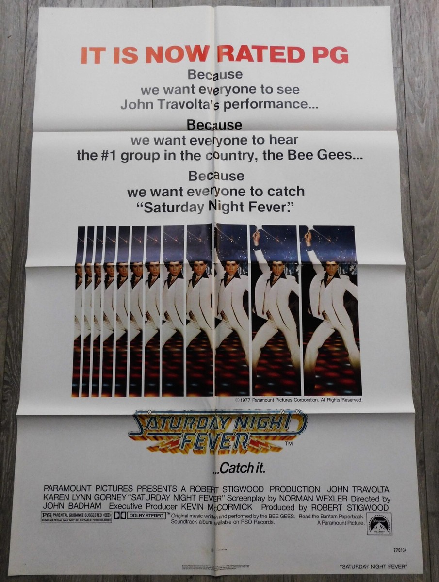 Saturday Night Fever One Sheet Folded Poster 27