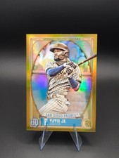2021 Gypsy Queen Chrome Gold Refractor #13 Fernando Tatis Jr 6/50 Box Topper