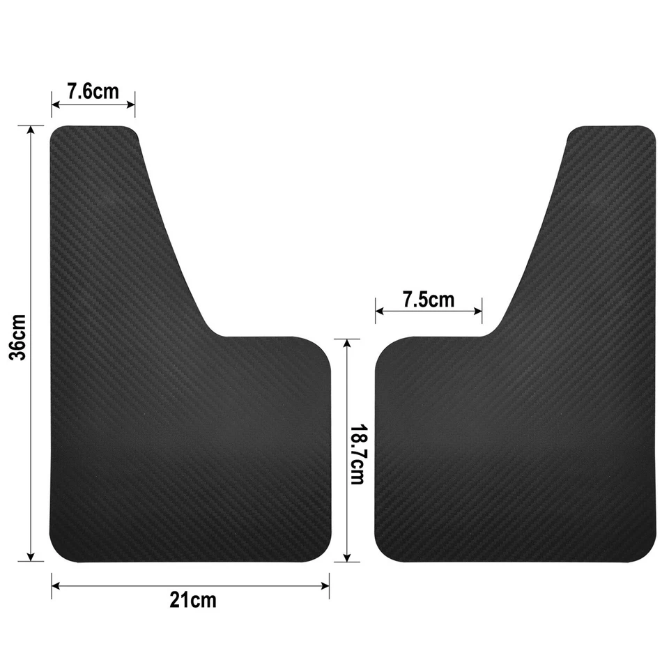 Set Splash Guards Mud Flaps For Mini Cooper ONE S R55 R56 R60 Clubman Countryman Foto 3 de 4