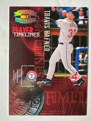 2005 Throwback Threads Player Timelines Spectrum #PT12 Travis Hafner #'d 59/100