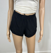 Lucy Women's Black 3" Running Shorts Size Medium Gym Fitness Athleisure