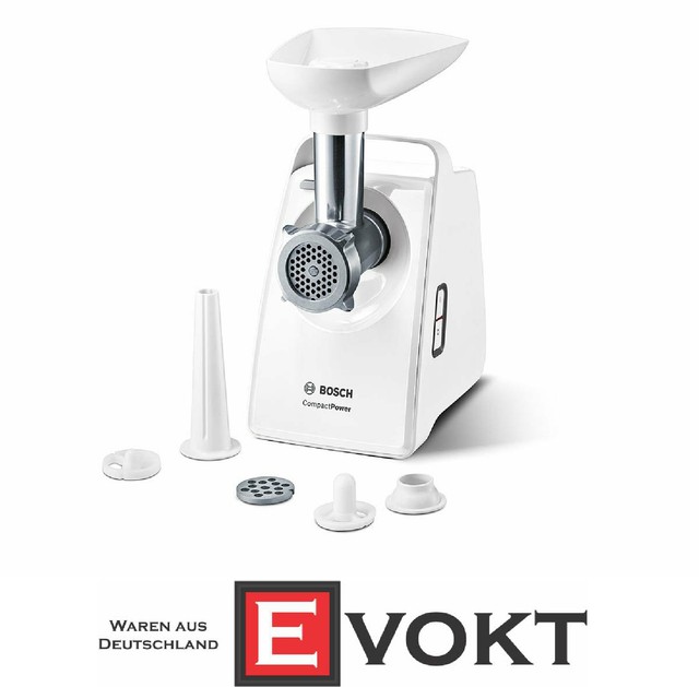Bosch MFW3520W Compact Power Electric Meat Mincer White 500w Genuine