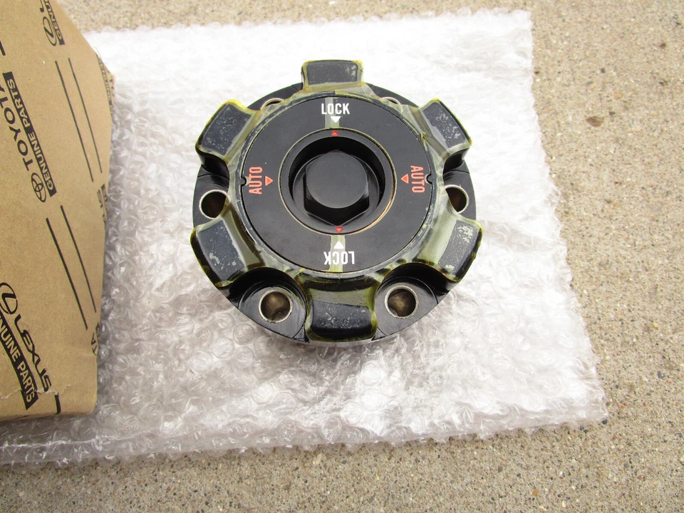 99-18 TOYOTA LAND CRUISER HZJ71 RUEDA LIBRE BUJE DE BLOQUEO AUTOMÁTICO CANTIDAD 1 OEM NUEVO Foto 3 de 4