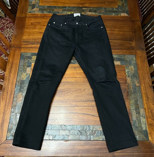 ACNE STUDIOS Van Over Jeans Black Denim 