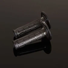 Renthal G198 MX Grips - Dual Compound, Tapered, Ultra Tacky, Half Waffle, Black