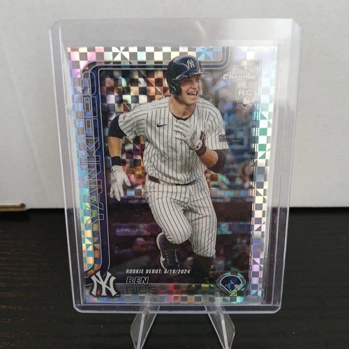 2025 Topps Chrome Update Series - Rookie Debut Ben Rice #USC138 X-Fractor (RC)