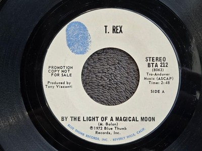 T REX BY THE LIGHT OF THE MAGICAL MOON PROMO 7''