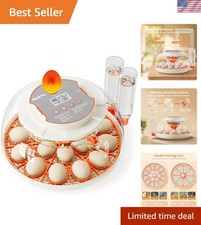 18 Egg Incubator with Temperature Control  Automatic Water Refill