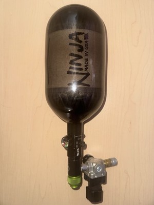 Ninja Carbon Fiber HPA Tank - 50/4500 LITE - UL REG - Grey