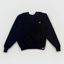 Vintage 1993 Carhartt USA Made Black Crewneck Sweatshirt Size M New w/ Tags