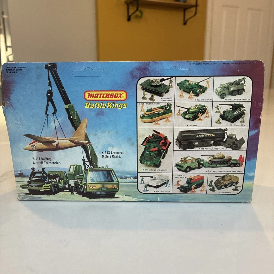 Boxed Matchbox Battle Kings K-114 Military Aircraft In Original Box 1970/80 Era - Image 4 of 4