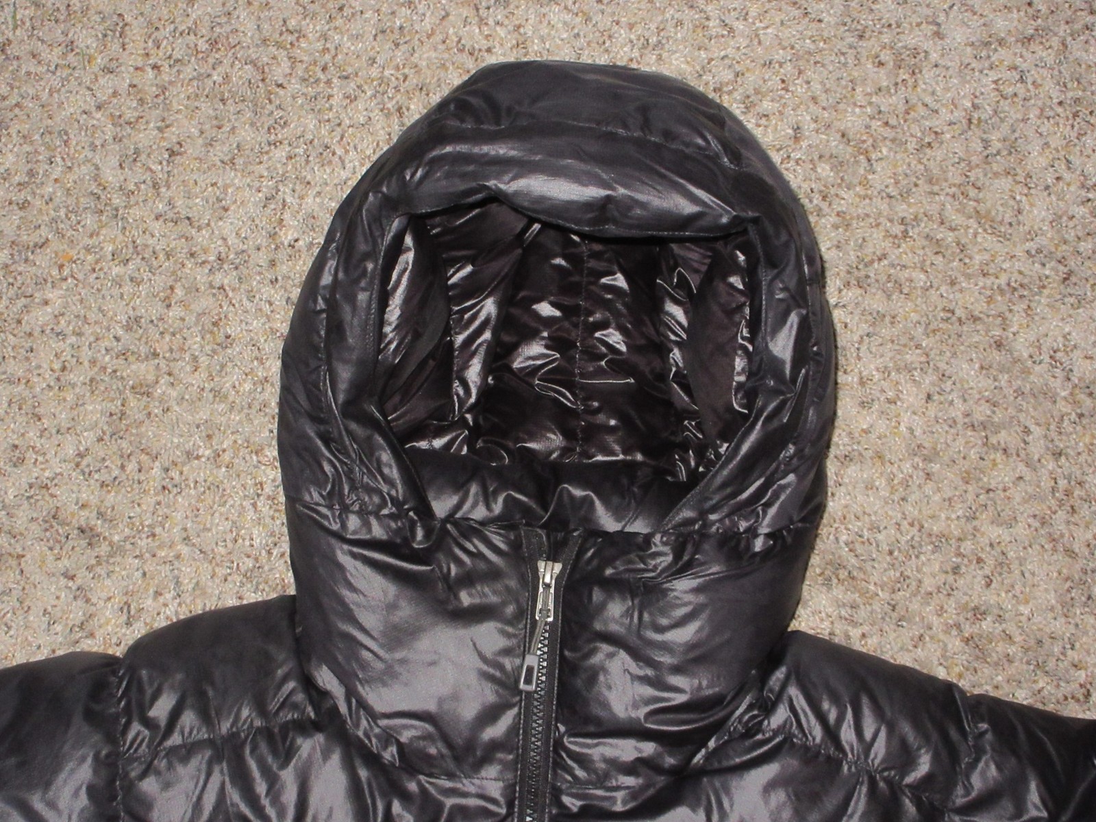 PATAGONIA FITZ ROY DOWN HOODED PARKA MEN XS BLACK 84570 PUFFER COAT JACKET *FLAW thumbnail 3