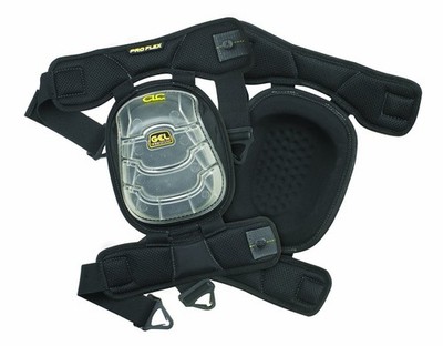 CLC 378 Gel-Tek Stabili-Cap Multi-Surface Articulated Kneepads, Black