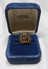 Vintage Avon Gold Vermeil Over Sterling Sales Rep Award Original Box Size 8