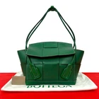 BOTTEGA VENETA Arco Maxi INTRECCIATO Tote Bag leather green 89595