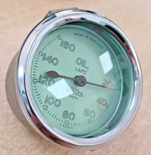 Jaeger Oil Pressure Gauge. Part OG/54. 0-160 lbs. MG TA TB TC TD & others