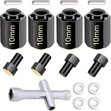 HobbyPark Brass Hex Extension for TRX4M Upgrades Parts Extended Wheel 10mm 