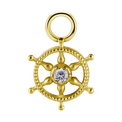 Charms - CoCr NF - Goldruder - PREMIUM ZIRKONIA - D-039