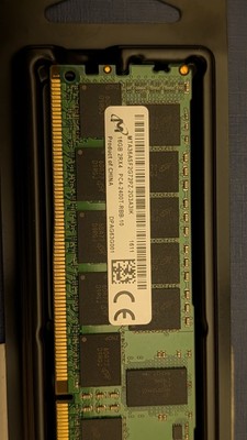 Micron 16GB 2Rx4 PC4-2400T-R DDR4 Registered Server-RAM Modul R-DIMM REG ECC
