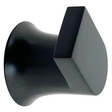 MOEN Genta LX Matte Black Single Robe Towel Hook Bathroom 🆕 BH3803BL