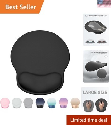 Laborio Ergonomic Mouse Pad with Wrist Rest, Large Mousepad(10.6'' X 9''), Wrist