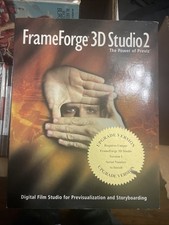 Vintage FrameForge 3D Studio NEW Storyboarding Previz Film NOS 2005 Windows Mac