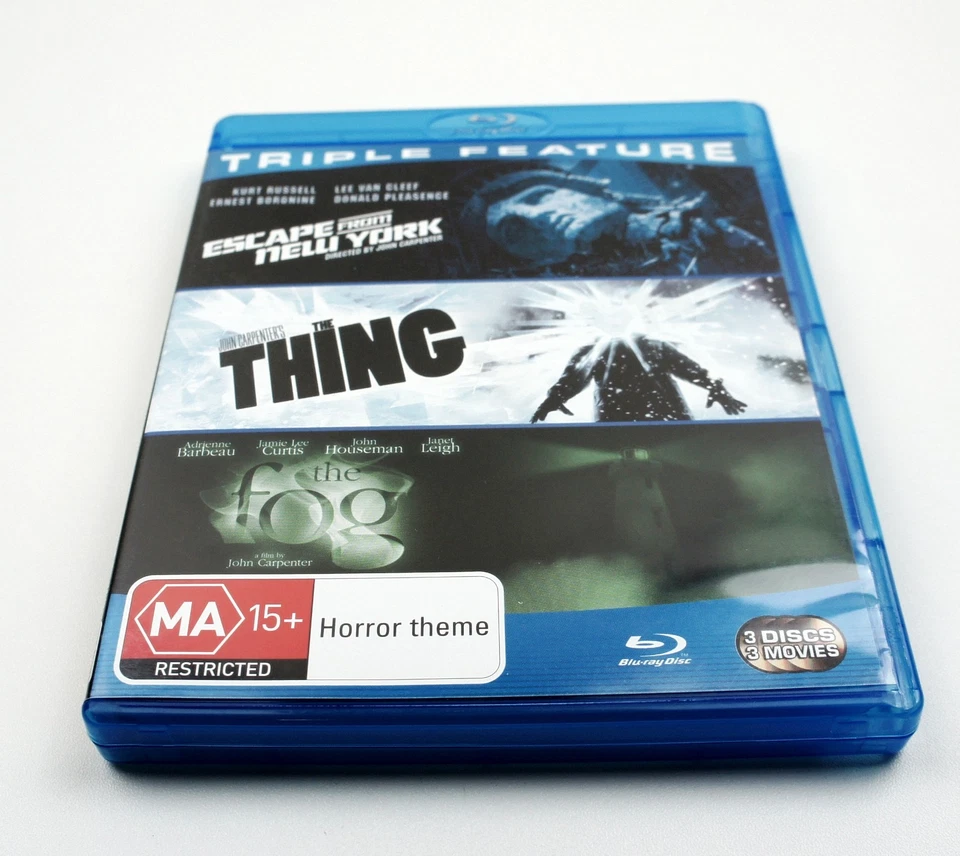 Escape From New York The Thing The Fog Blu Ray Triple Feature Region B - Image 3 of 4