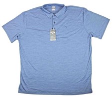 Callaway Mens XXL Polo Shirt Performance Short Sleeve Classic Fit Golf Blue 75
