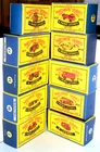 Ten (10) Replica Boxes for Lesney & Moko Lesney Matchbox Models as shown