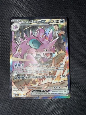Pokémon Team Rockets Nidoking ex   233/182   Ewige Rivalen   SIR   Deutsch   NM 