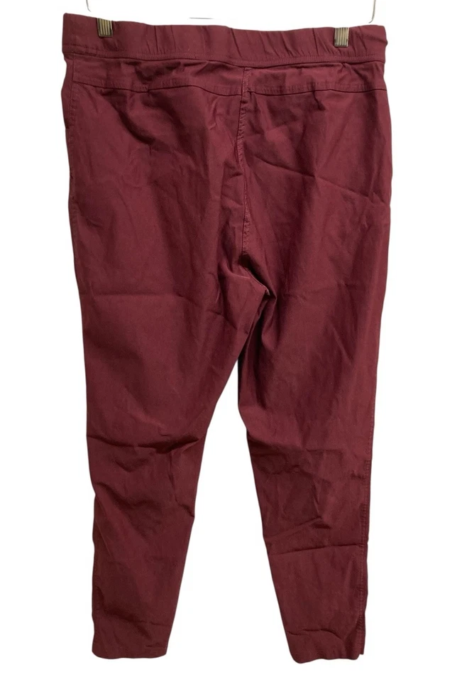 Pantalones Nanette Lepore para mujer grandes borgoña cordón elástico cintura elástica” Foto 4 de 4