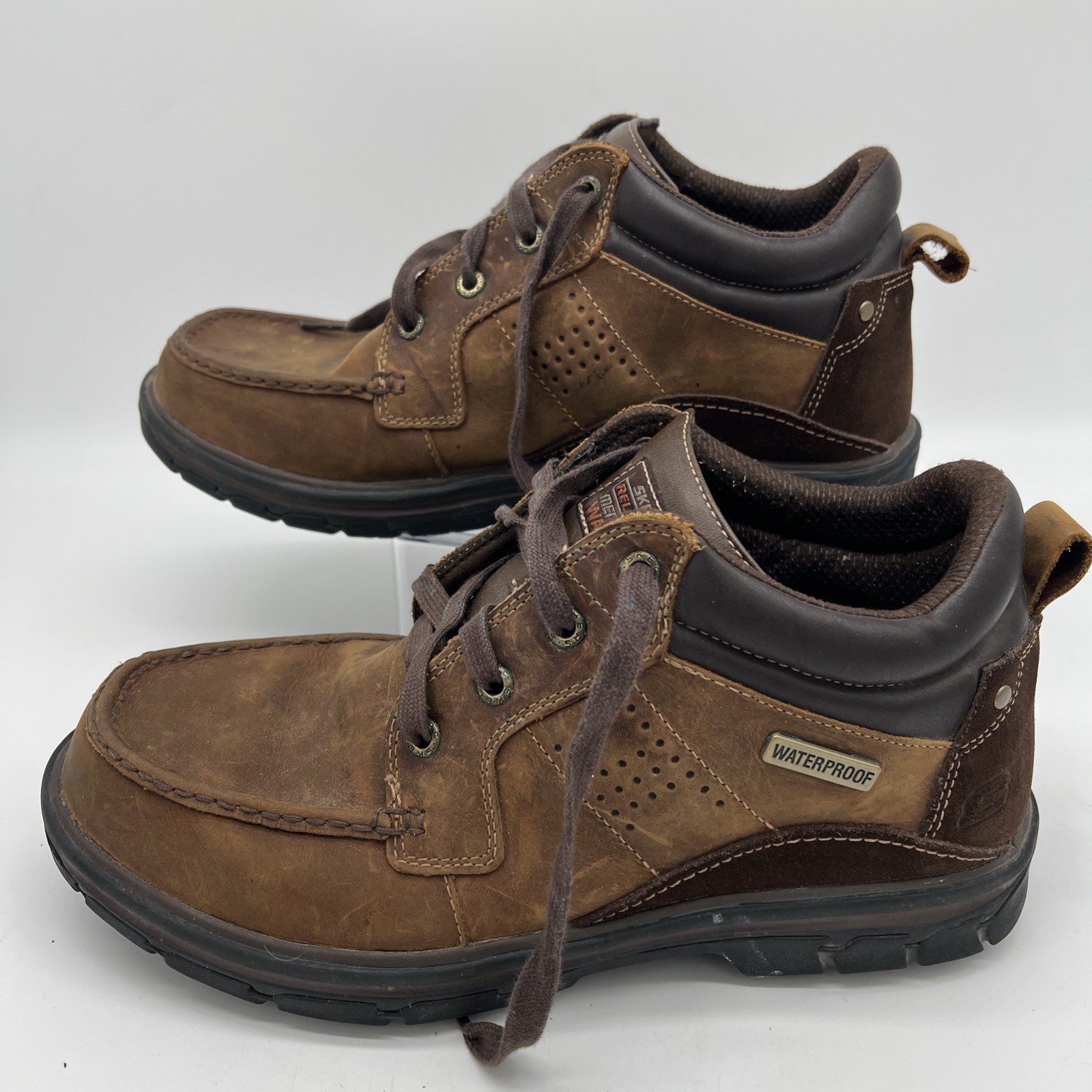 's Segment Melego Waterproof Leather Chukka Boots