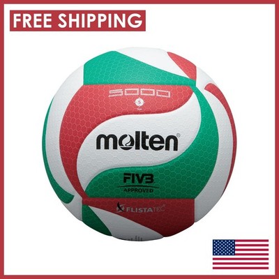 Molten V5M5000 Volleyball, Soft Touch, Indoor/Outdoor PU Microfiber Ball - New!