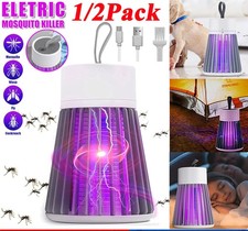 Mosquito Zapper Killer Lamp Electric Rechargeable UV Light Bug Fly Insect Trap