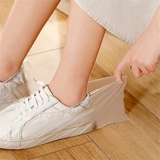 Disposable Shoe Covers Waterproof,100pcs(50 Pairs) Clear Shoe Protectors Cove...