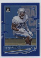 2020 Panini Donruss Optic Rookies Blue Prizm 88/179 Quintez Cephus #130 0q3