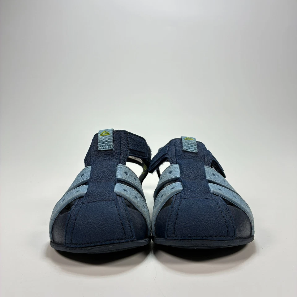 Sandalias de playa Reef Little Water azul marino correas ajustables niños niños talla 8 Foto 3 de 4