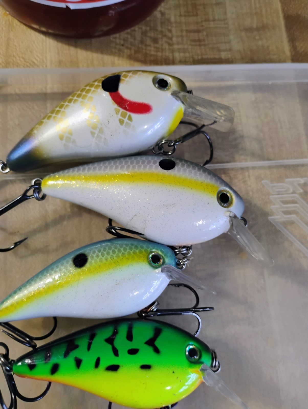 5 Strike King Kvd Squarebill Crankbait Fishing Lure Lot - Image 3
