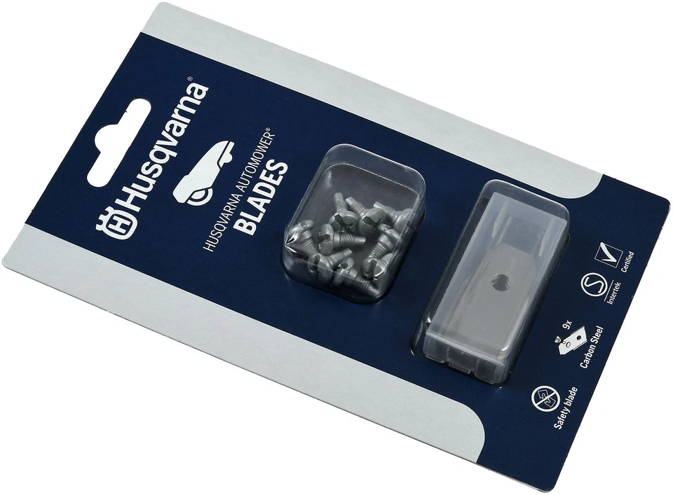 Husqvarna Automower Ersatz-Messer-Klingen, Carbon, kompatibel mit Mähroboter 9er - Bild 2 von 3