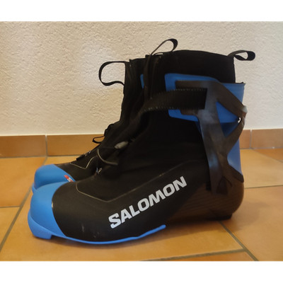 Salomon S/Lab Skischuhe schwarz/blau Spezialsohle Wintersport L41511400