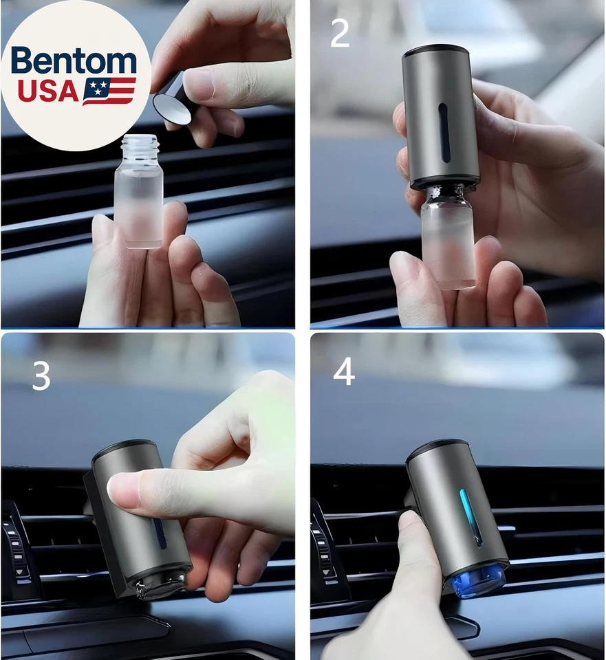 Recambios para ambientador de coche - Juego de 10 (10 ml cada uno), ajuste universal para ventilación de aire Sma Foto 4 de 4