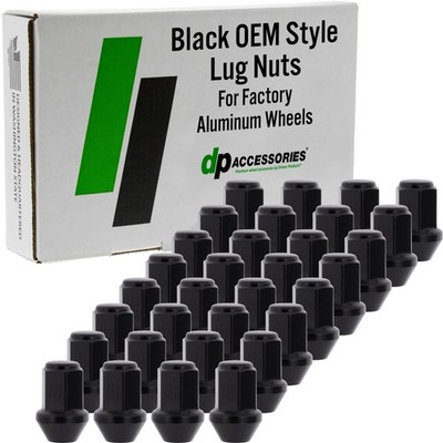 Black Lug Nuts | 2023-2026 GMC Hummer EV Pickup | Factory Wheels