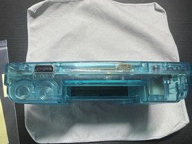 SNK Neo Geo Pocket Color Slim Crystal Blue with IPS Screen Mod + New Shell